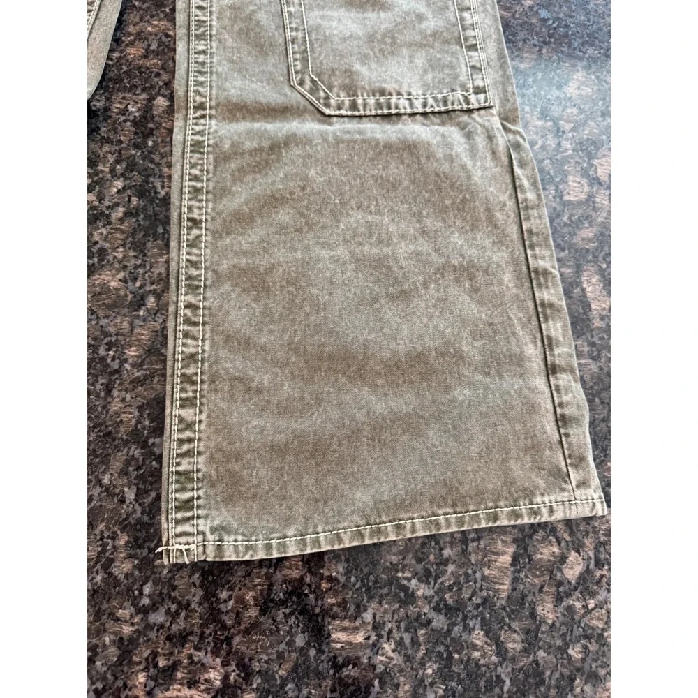 True Religion Vinny Carpenter Big T Pants‎ Kalamata Green 109994C Mens 32 NEW